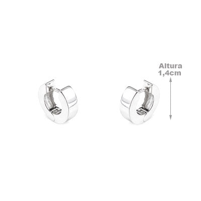 Argola de Prata Lisa - 66071