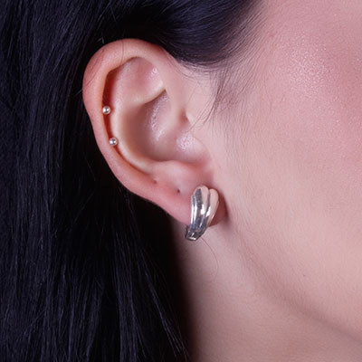 Argola de Prata Lisa - 66074