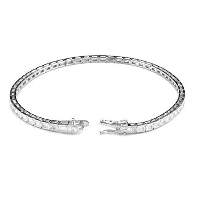 Pulseira de Prata com Zircônia - 66123 - soprata