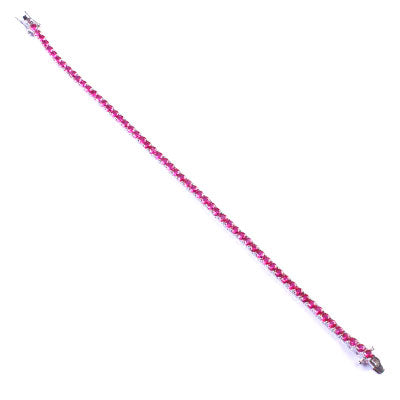 Pulseira de Prata com Zircônias - 66127