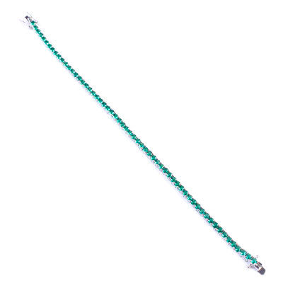 Pulseira de Prata com Zircônias - 66128