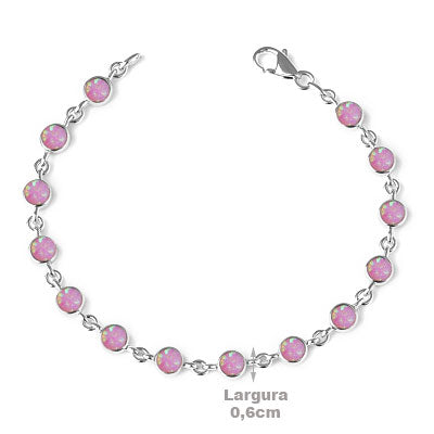 Pulseira de Prata com Opala - 66137
