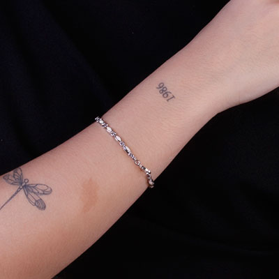 Pulseira de Prata com Opala - 66141