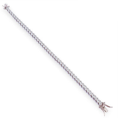Pulseira de Prata com Zircônia - 66149
