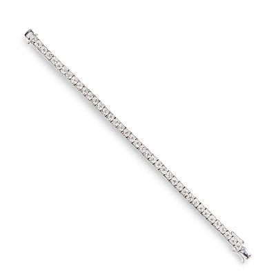 Pulseira de Prata com Zircônia - 66157