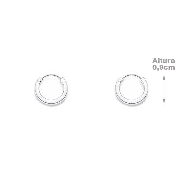 Argola de Prata Lisa - 66202