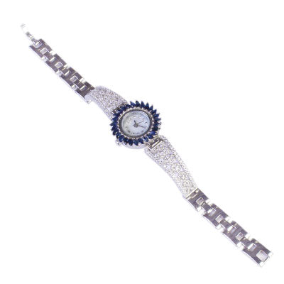 Relógio de Prata com Zircônias - 66207


