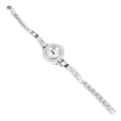 Relógio de Prata com Zircônias - 66208