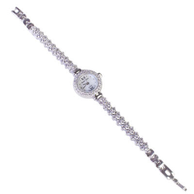 Relógio de Prata com Zircônias - 66211