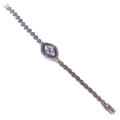 Relógio de Prata com Marcassitas - 66221