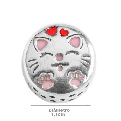 Berloque de Prata Gato - 66240