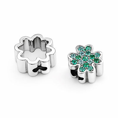 Berloque de Prata Trevo - 66278