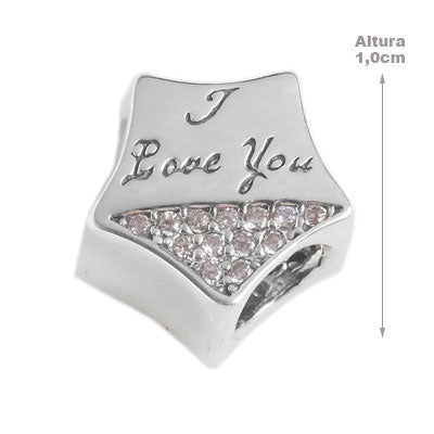 Berloque de Prata com Estrela - 66282