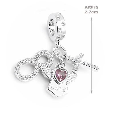 Berloque de Prata Anjo - 66286