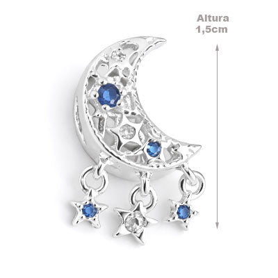 Berloque de Prata Lua - 66300