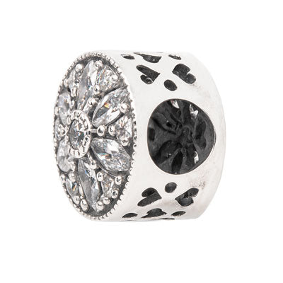 Berloque de Prata Flor - 66307