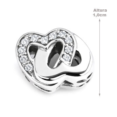 Berloque de Prata Coração - 66316