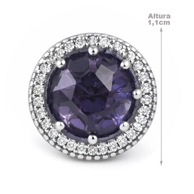 Berloque de Prata com Zircônia - 66321