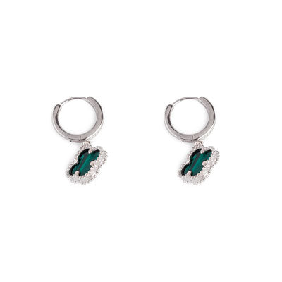 Argola de Prata Trevo - 66347