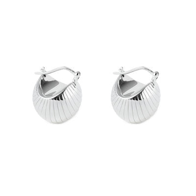 Argola de Prata Trabalhada - 66356