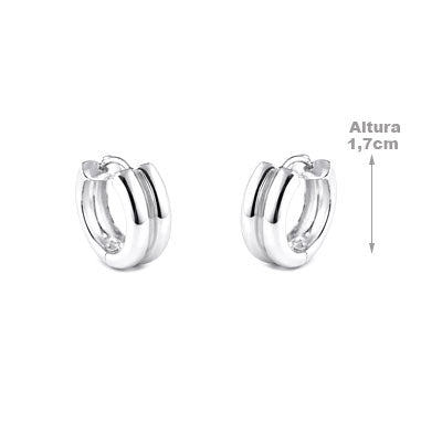 Argola de Prata Lisa - 66362