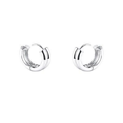 Argola de Prata Lisa - 66362