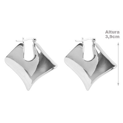 Argola de Prata Lisa - 66366