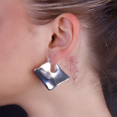 Argola de Prata Lisa - 66366