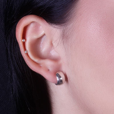 Argola de Prata Lisa - 66375