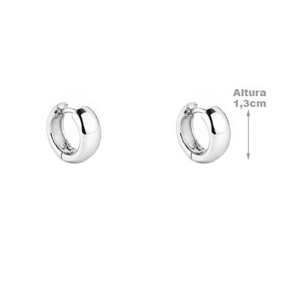 Argola de Prata Lisa - 66375