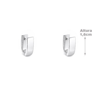 Argola de Prata Lisa - 66376