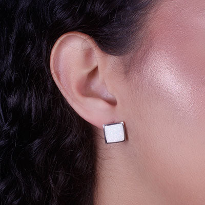 Argola de Prata com Opala - 66388