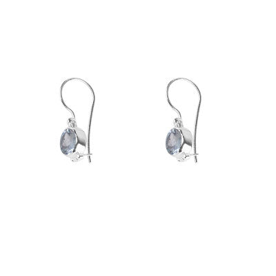 Brinco de Prata com Topázio - 66405