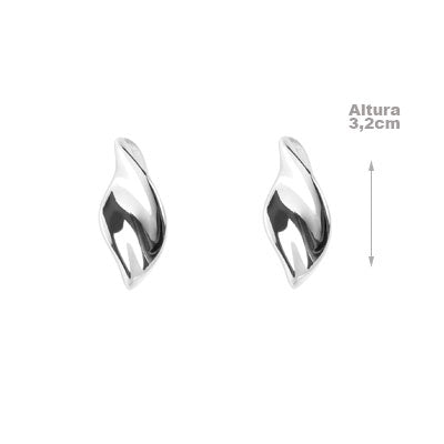 Brinco de Prata Liso - 66437