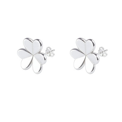 Brinco de Prata Trevo - 66443