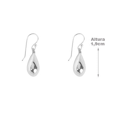 Brinco de Prata Liso - 66448