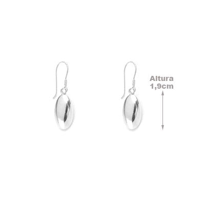 Brinco de Prata Liso - 66453