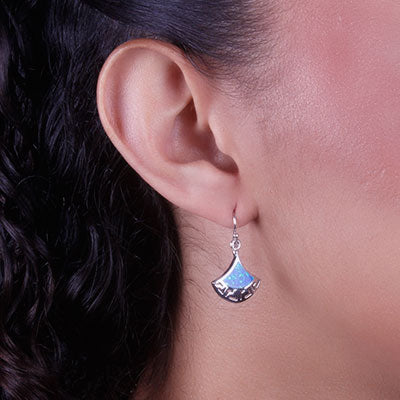 Brinco de Prata com Opala - 66468