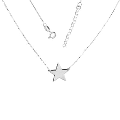 Gargantilha de Prata com Estrela - 66469