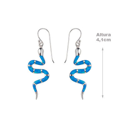 Brinco de Prata com Opala - 66478