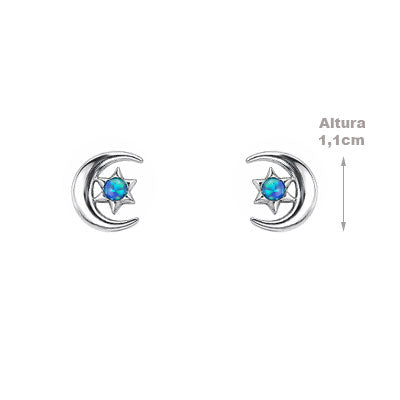 Brinco de Prata com Opala - 66474