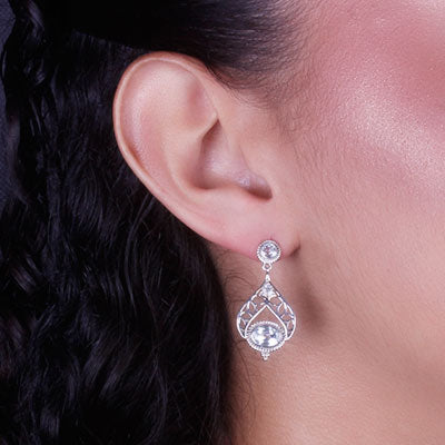 Brinco de Prata com Topázio - 66494