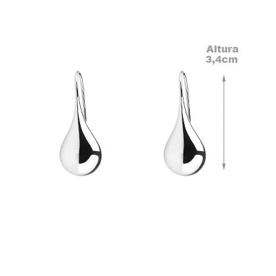 Brinco de Prata Liso - 66511