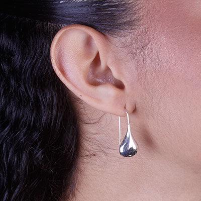 Brinco de Prata Liso - 66511