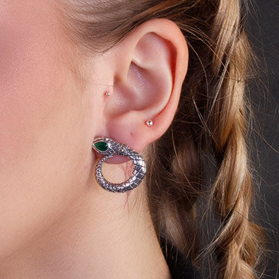 Brinco de Prata Serpente/Cobra - 66543