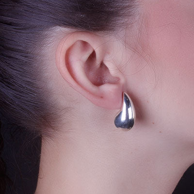 Brinco de Prata Liso - 66576