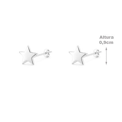 Brinco de Prata Estrela - 66578