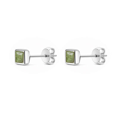 Brinco de Prata com Peridoto - 66590 - soprata