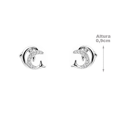 Brinco de Prata Golfinho - 66601