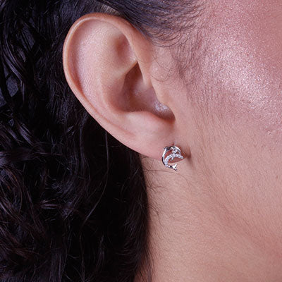 Brinco de Prata Golfinho - 66601